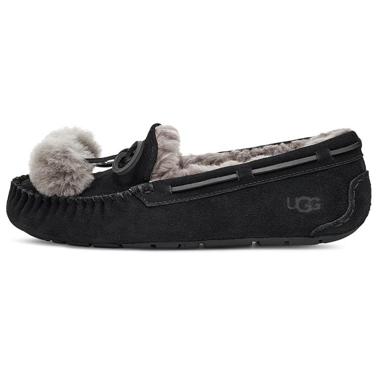 UGG Dakota Bow Pom 'Black' Women's 1124030-BLK