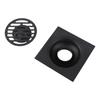 Odor Proof Shower Drain Black Sewer Drain Easy Installation Ground Drainer  Outdoor