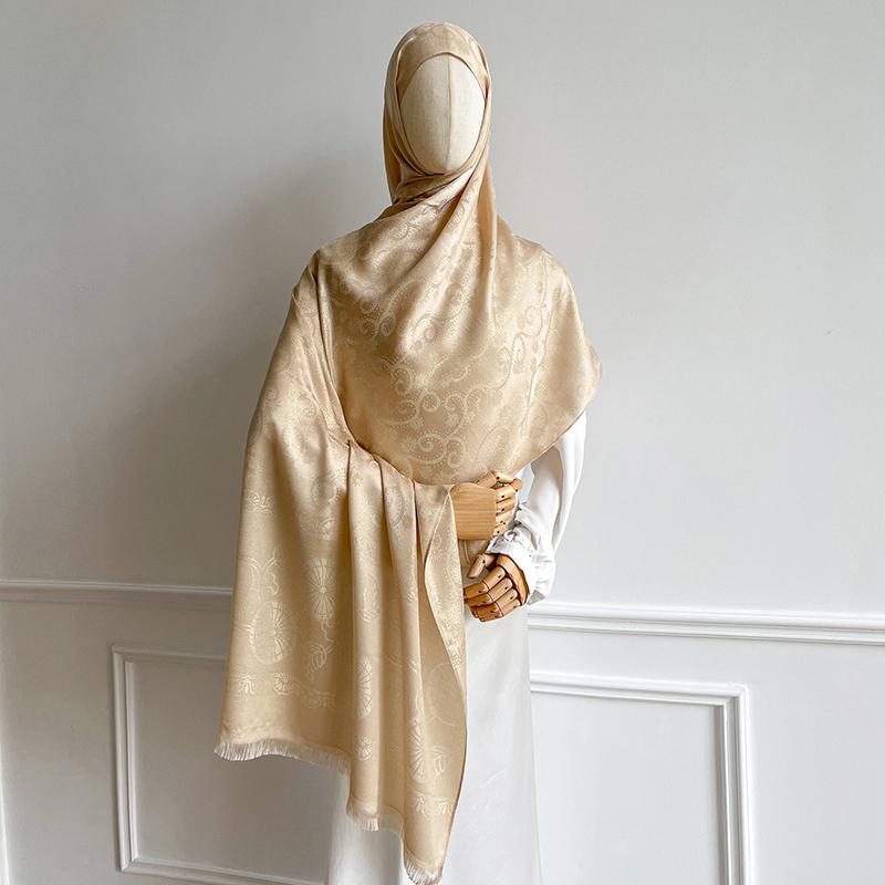 Women Paisley Bohemia Jacquard Pashmina Hijab Scarf Luxury Brand Long Muslim Cashmere Shawl Female Foulard Soft Turban Headband