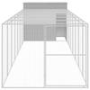 VidaXL Dog Niche with Courtyard Light Grey 214x865x181 Cm, Dog Cage, Dog Shelter, Pet House, Cages 3189140