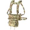 Outdoor Tactical Vest With MultiFunctional MOLLE Multi-Pocket Quick Release Chest Rig For Hiking Camping Training