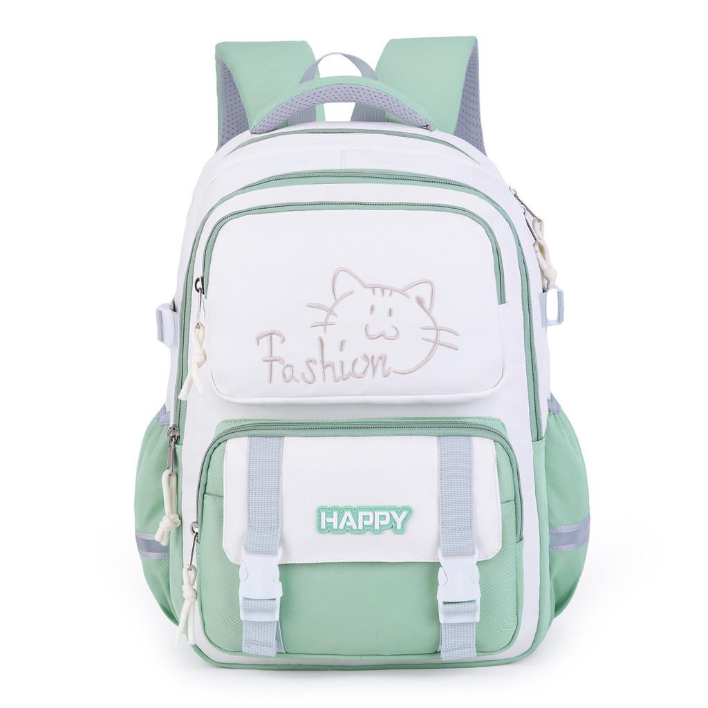 Trendy Fashion Cartoon Large Capacity Lightweight School Bag For Kids Grades 1-6