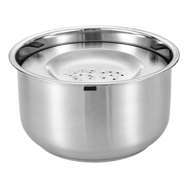 

ZISIZ Stainless Steel 4.5L Floating Dog Water Bowl
