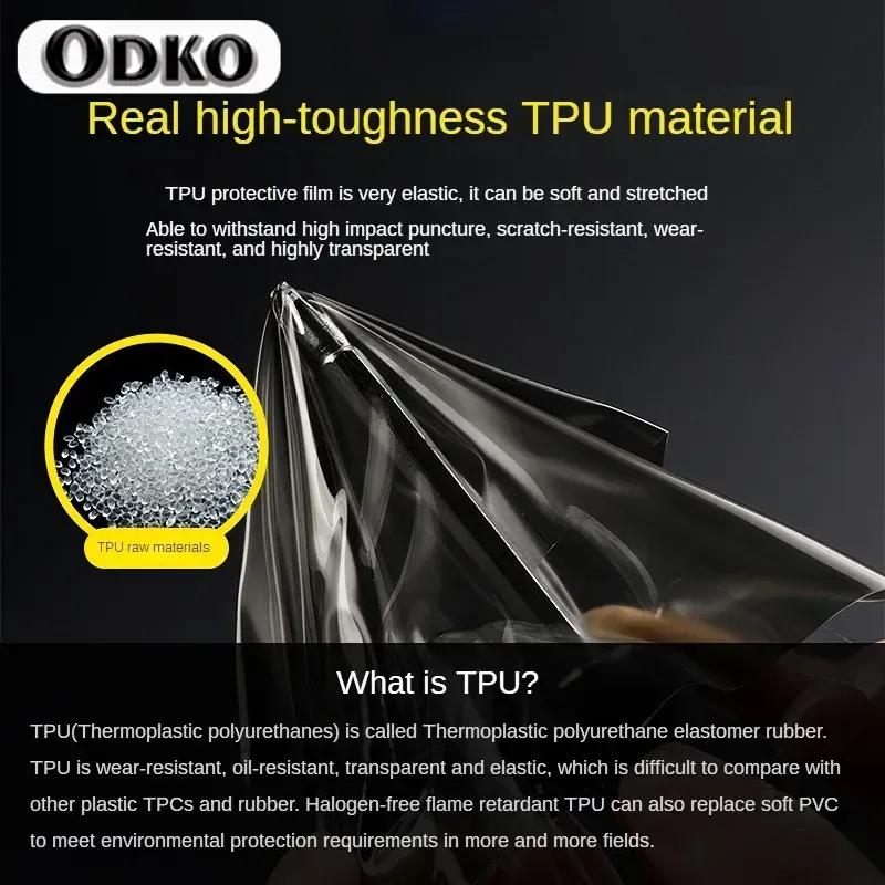 For Volkswagen ID.4 X ID.3 ID.6 CROZZ - Car Exterior Headlight TPU Protective Film Anti-scratch Repair Accessories