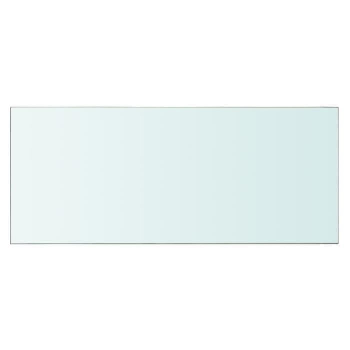 VidaXL Panneaux d'étagère 2 pcs Verre Transparent 70 x 30 cm