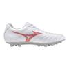 Mizuno Monarcida NEO 3 Select MG Soccer Club White X 3E Cleats, Football, Wide, Lightweight, Rugby, Red, 26.5 Cm,
