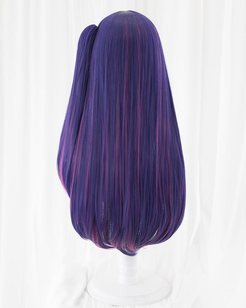 High-quality Ai Hoshino wig, anime-inspired, heat-resistant, perfect for parties, events, and costumes. Includes wig net. New
