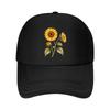 Vintage Wildflower Sun Blossom Botan Mesh Baseball Cap Polyester Forward Observations Hat Adjustable Golf Hat Summer