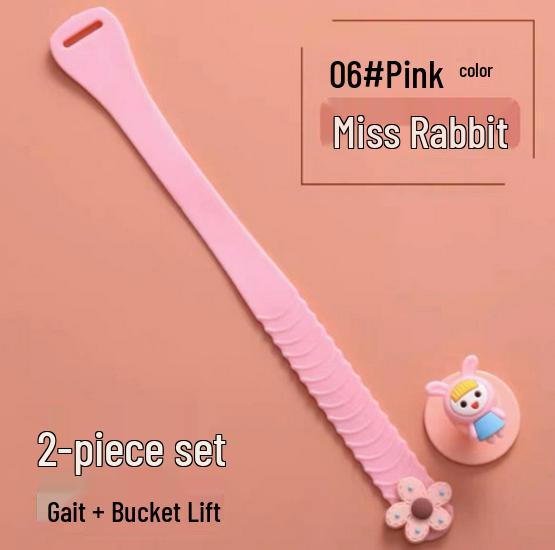 Silicone Toilet Seat Lid Lifter - Flip-Up Handle for Hygiene