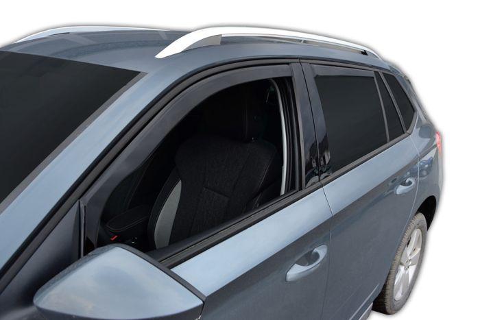 Déflecteurs d'air - SCOUTT - GP - Fumé - Installation facile - Pour Skoda Kamiq 2019+