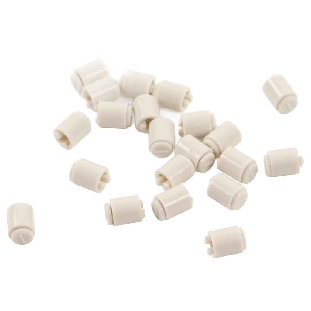 25Pcs LK150 Needle Protector Gray Sturdy Plastic Friction Reduction Knitter Needle Caps for Weaving Knitting