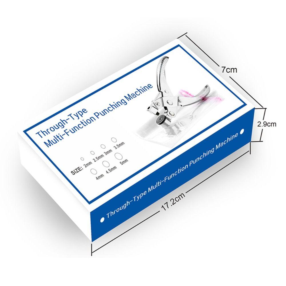 Round Hole Holes Punching Pliers Carbon Steel Belt Puncher Eyelet Puncher  Crafts Tool