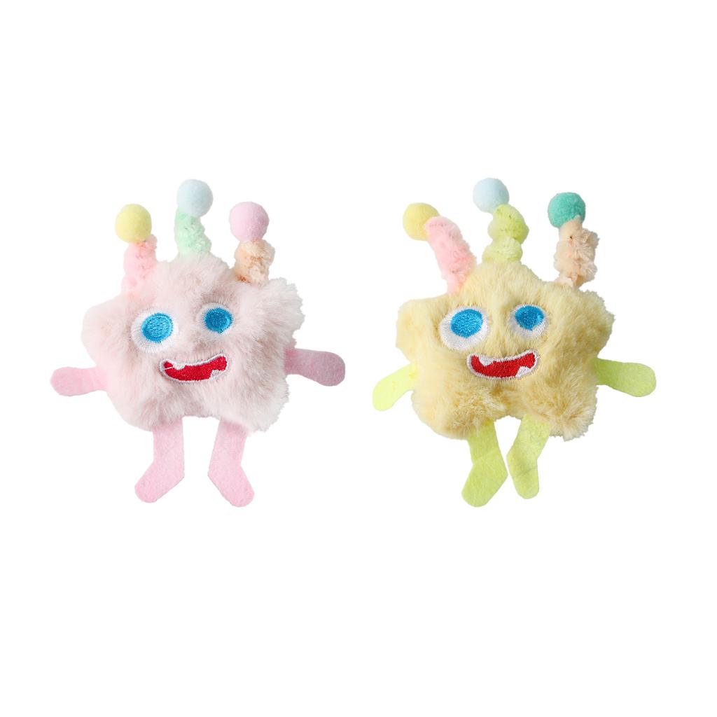 Plush Cat Toy Self-Play Mice - Soft Stuffed Interactive Pet Toy for Boredom Relief, Cute Catnip-Infused Kitten Toy,