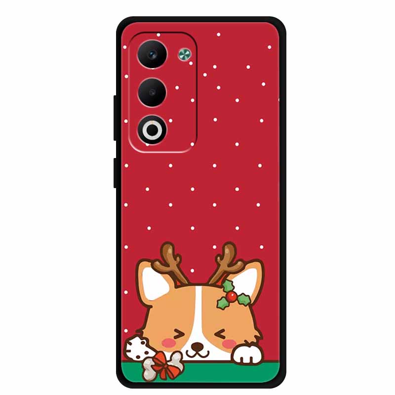 Christmas Phone Case For Oppo A5 5G CPH2735 / A5 4G CPH2727 Christmas Tree Soft Silicone TPU Back Cover Bumper For Oppo A5 Coque