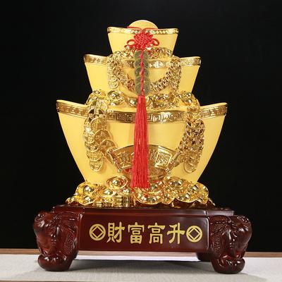 Home Decoration Accessories Resin Money Storage Tank Jin Yuanbao Ornaments A Treasure Trove of Rising Wealth Gift