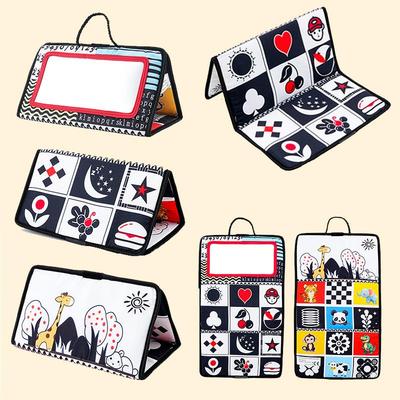 Foldable Funhouse Mirror Mobile Toy for Infants and Toddlers