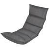 VidaXL Foldable Floor Lounge Chair Grey Fabric