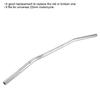 22mm Diameter Aluminum Alloy Retro Motorcycle Modified Handlebar Flat (Matte Black)