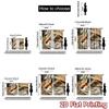 2D flat printing 2pcs Curtain Window Treatment Curtains Cat's Intense Gaze Digital Printed Polyester Drapes Festive Wall Decor