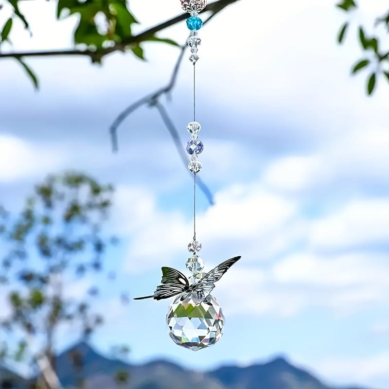 A beautiful butterfly crystal sun catcher in a set, perfect as a home decoration for Valentine's Day or birthday gifts