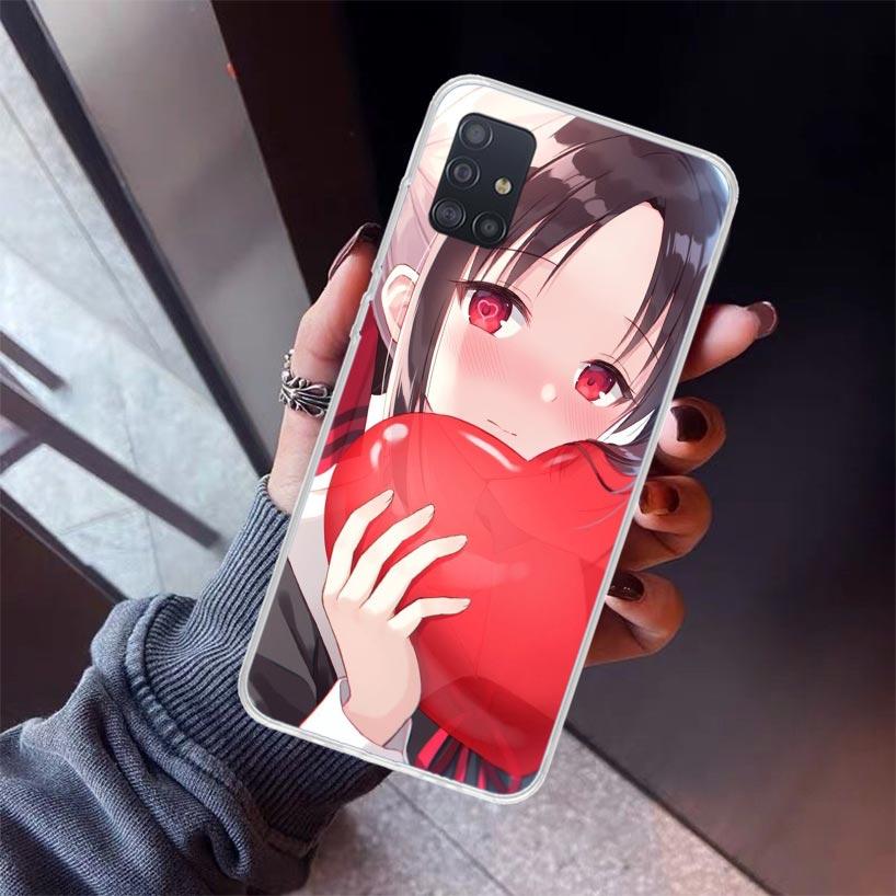 Kaguya Sama Shinomiya Phone Case For Samsung Galaxy A52 A51 A50S A32 A22 A12 A02S A72 A71 A31 A70 A30S Note 20 Ultra 10 Plus S10