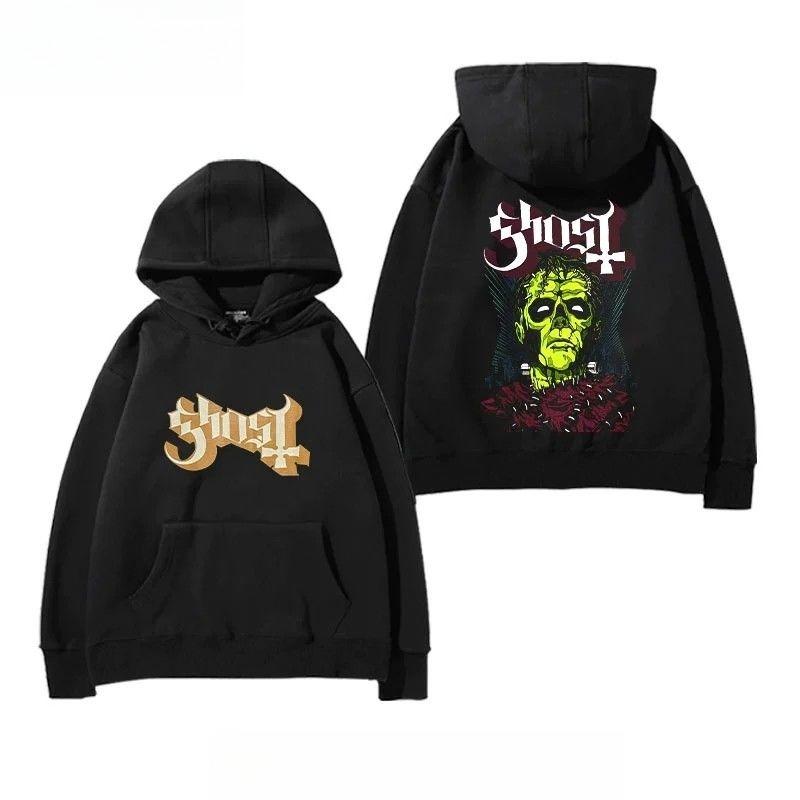 Hoodie Men's and Women's Autumn and Winter Cotton Trend Swedish Hard Rock Versatile Casual Top Around The Band Ghost