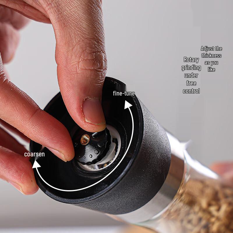 ZISIZ Japanese Style Plastic Pepper Grinder