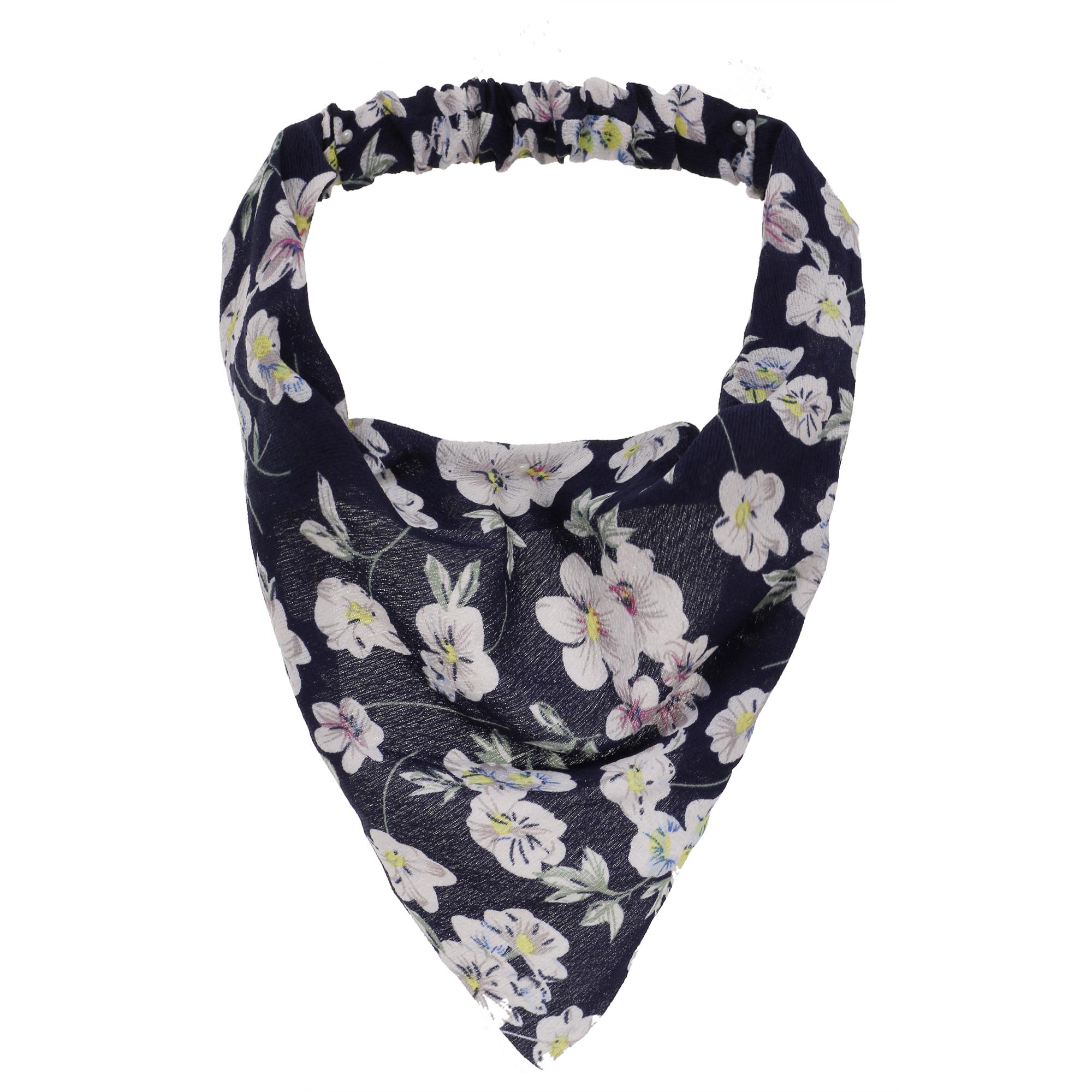 

Плед Сломанный цветочный треугольный головной платок в горошек Пасторальный стиль Ретро Свежий платок в стиле