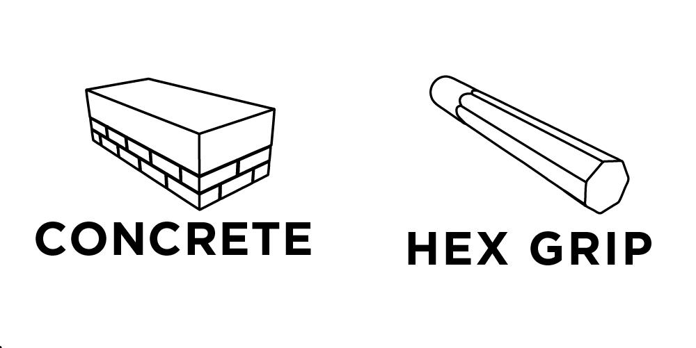 HEX Flat Chisel 115 X 400 Mm