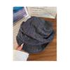 Unique pleated hemp beret for women, large size, octagonal hat, painter's hat