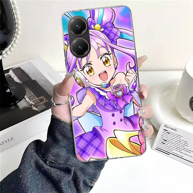 Pretty Cure Anime Soft Phone Case For Xiaomi Redmi 15C 15 13C 13 Poco X5 X6 X7 F7 Ultra M7 12C 12 10 10C 9C 9A 9T 9 Fundas Poco