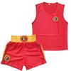 Free Combat Dragon Kick Boxing Suit Vest Sanda Uniform MMA Muay Thai Shorts and T-Shirts  Kids