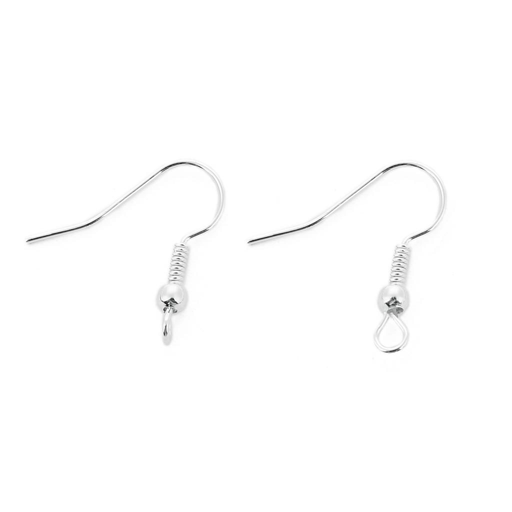 100-200pcs Iron Earring Hooks DIY Earring Findings Earrings Clasps Ear Hooks Earring Wires For Jewelry Making Supplies Wholesale