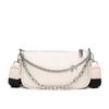 Genuine Leather Women'S Bag Trendy Fashion Simple Chain Shoulder Messenger Bag First Layer Cowhide Small Bag