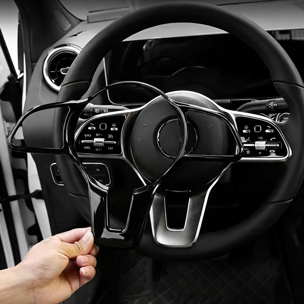 Pro Mercedes Benz W167 W205 W213 W247 W463 GLB X247 GLC X253 CLS C257 GLB Panel volantu Kryt ozdobné nálepky Příslušenství