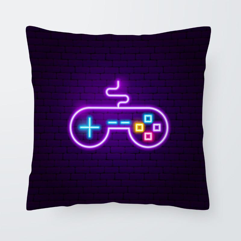 Super Hot Gaming Fan Video Game Pad Cushion Cover Decorative Pillowcase Living Room Sofa  Bed Cart Throw Pillow