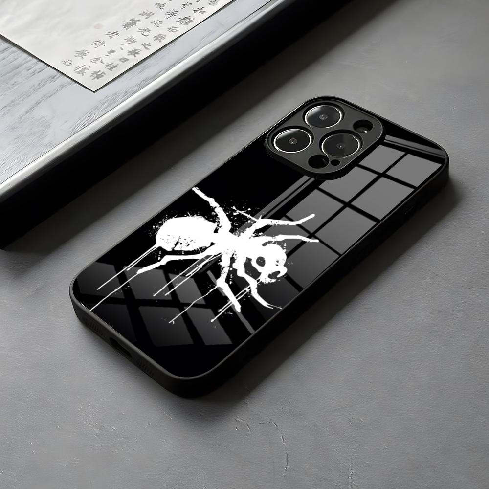 P-Prodigy Artist LOGO Telefonfodral Glas Tyst För IPhone 16 15 14 Pro Max 13 12 Mini 11 X XS XR 8 Plus För Samsung S 25 24 23