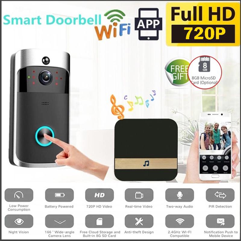 High Quality Smart Video Doorbell Wireless Wifi Antitheft Truly Wire