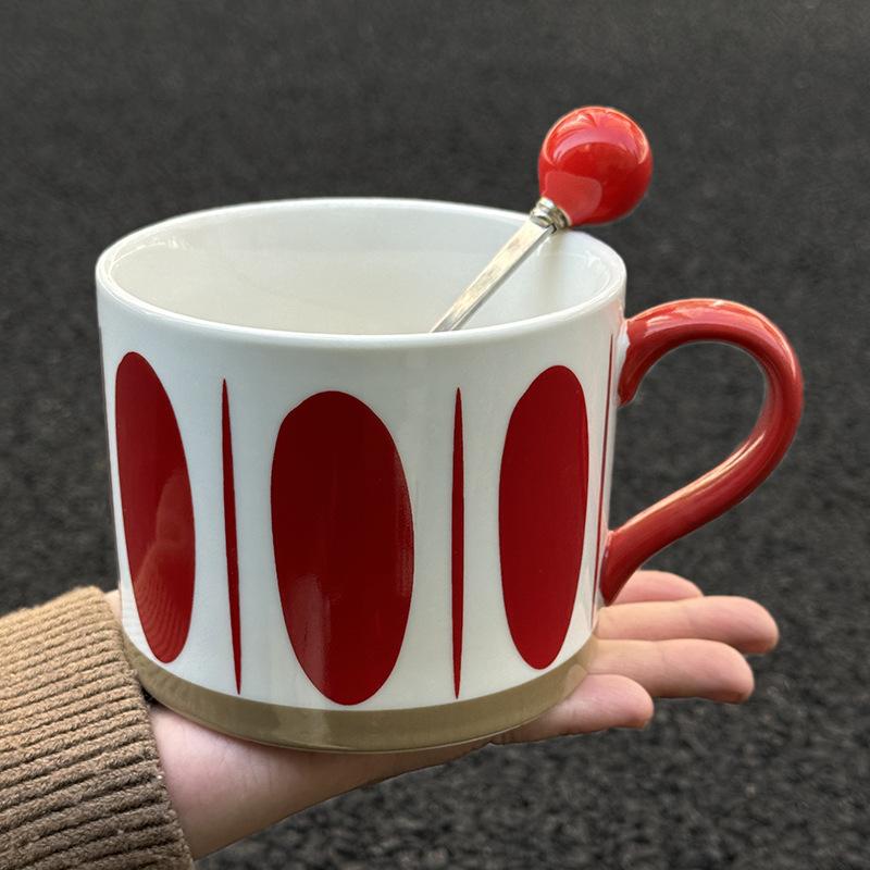 Festive Cups Niche Retro Ceramic Mugs Wedding Gifts for Girls Practical Souvenirs Gift Boxes