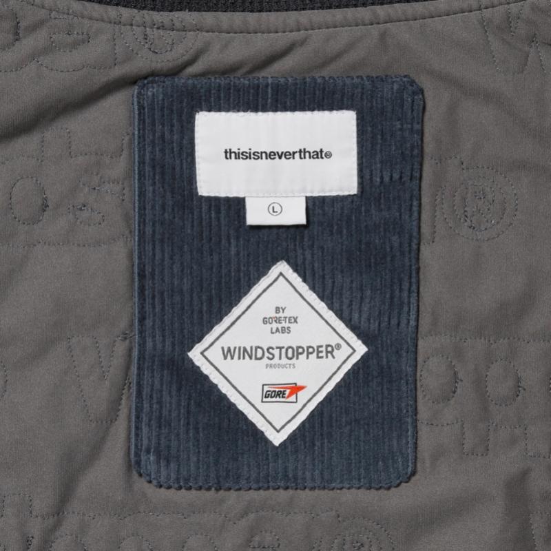 ThIs Is Never That Gore Tex Windstopper Cord Jacket Navy