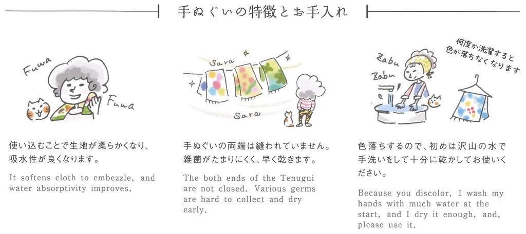 Kenema Tenugui hand Chusen dyeing Animals Favorite Dog 36 x 90 cm (Japanese towel) - - - -