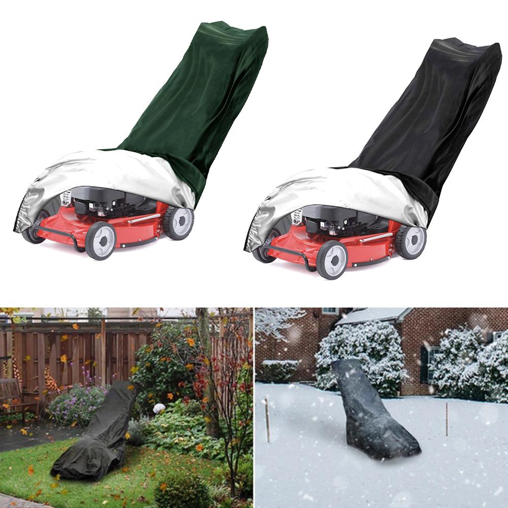 Tear-Resistant 210D Oxford Lawn Mower Cover 76x44x21 Inches Waterproof Dustproof Windproof with Secure Fit for Outdoor Storage