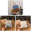 Retro Adorable Jeans Student Mini Backpack Pu Casual For School
