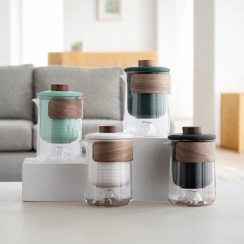 Portable Glass Travel Tea Set