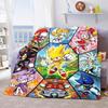 Sonic Anime Throw Blanket Flannel Soft Warm Lightweight Blanket for Bed Sofa Home Decor -QJY
