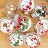 10 Pcs Multi-color Christmas Balls Pendant Xmas Tree Decoration for Home Office
