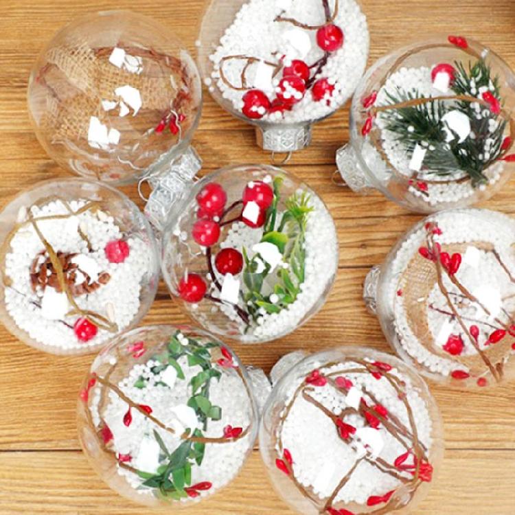 10 Pcs Multi-color Christmas Balls Pendant Xmas Tree Decoration for Home Office