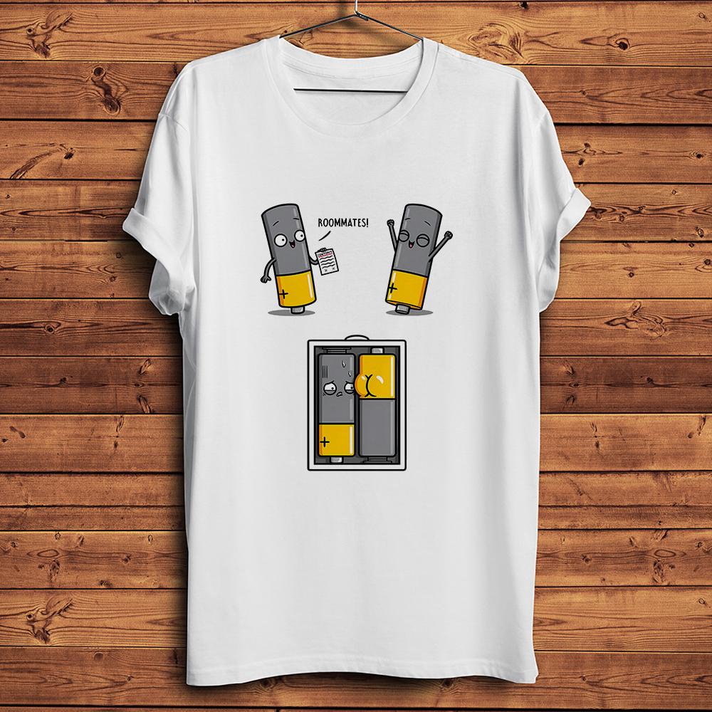Sense of Boundary Joke Roommates Funny Tshirt UnisexCasual Short Sleeve TShirt StreetwearBreathable Nocracking Printing S