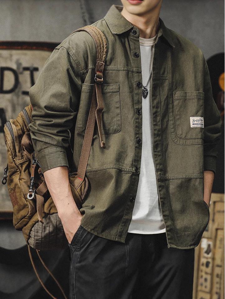 2026 Retro American Workwear Jacket: Casual Outdoor Sport Style