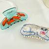 Hair Claw Clips Hair Gripper Hair Jaw Clamps Cute Hair Catch Fish Pattern Barrettes Strong Hold Hairpin for Girls